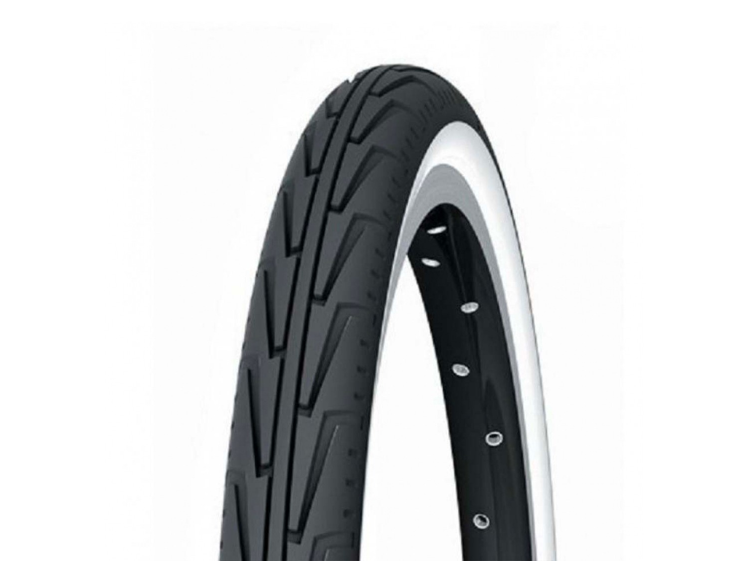 Copertone Michelin 500A (37-440) City Junior Confort - Bianco e nero