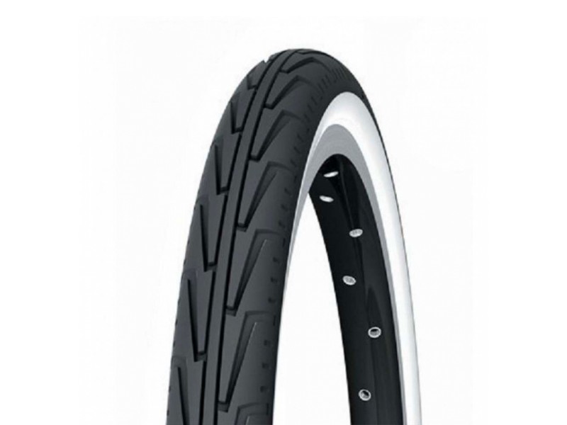 Copertone Michelin Junior City - 20X1.75 (44-406) - Bianco e nero